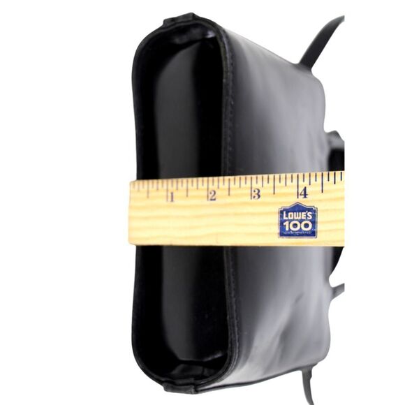 HANDMADE FLORENCE BLACK GENUINE LEATHER SHOULDER BAG XBODY SATCHEL HANDBAG PURSE - Picture 11 of 16